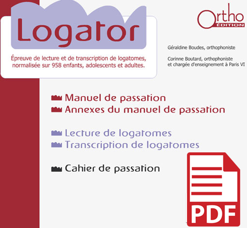 Image principale de Logator (pdf)