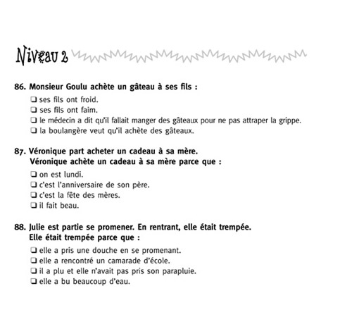 Image de 300 exercices de compréhension d'inférences logique et pragmatique et de chaînes causales, produit d'Ortho Édition