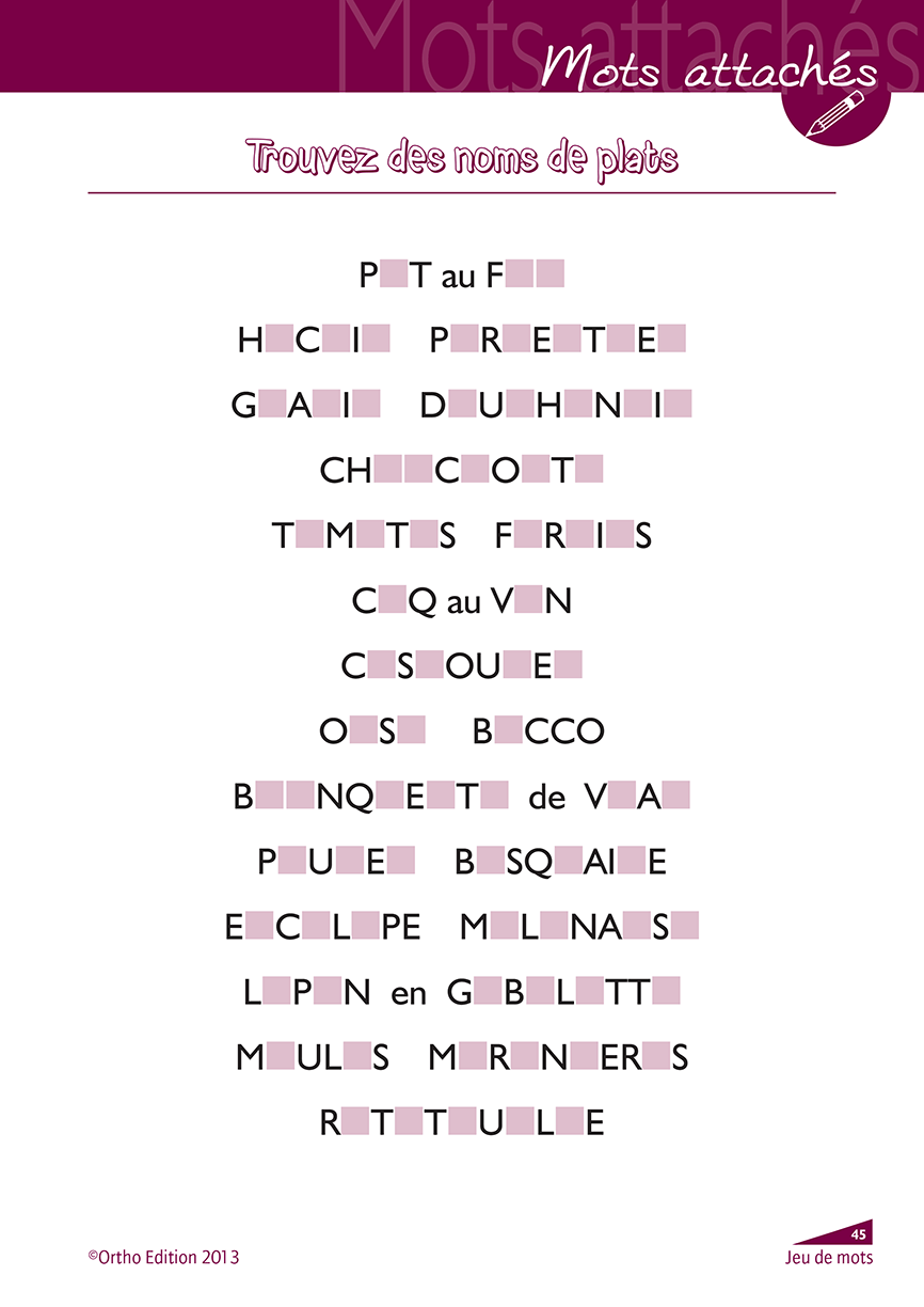 Image sur le produit Jeux de mots pour enfants et adultes (PDF)