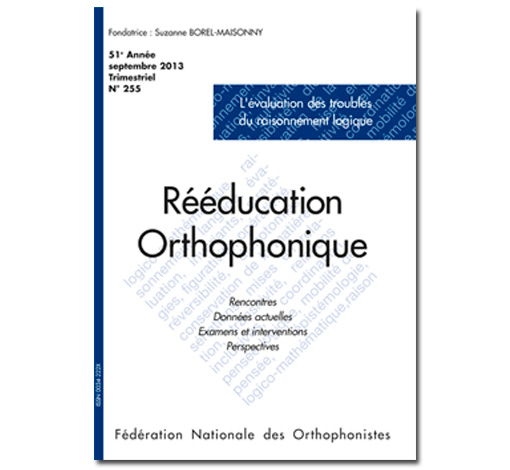 Image principale de N° 255 - L'évaluation des troubles du raisonnement logique