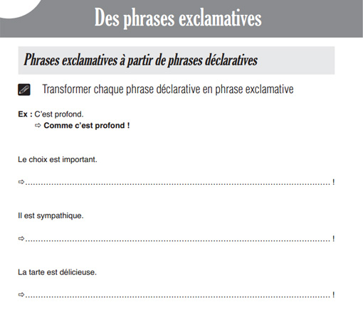 Image sur le produit Des phrases sous toutes les formes