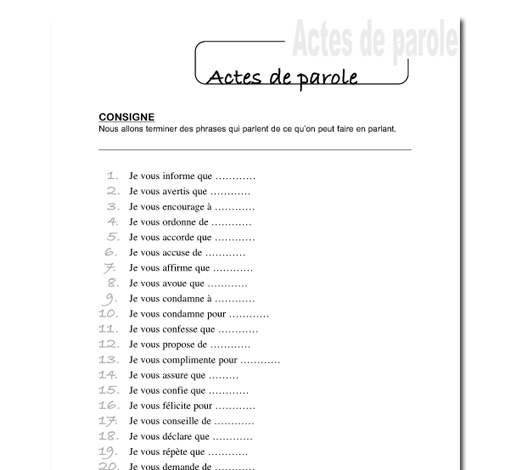 Image sur le produit Supports Verbaux II