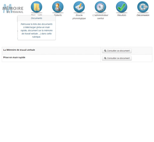 Image sur le produit Mémoire de Travail