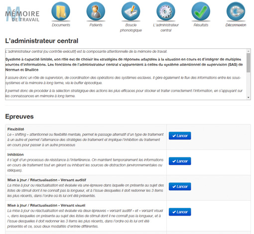 Image sur le produit Mémoire de Travail