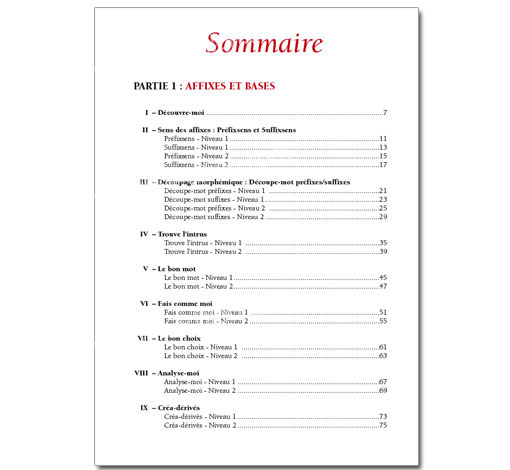 Image sur le produit Morph'exos