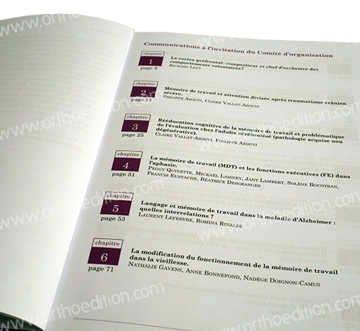 Image sur le produit Mémoire de Travail : Actes 2015