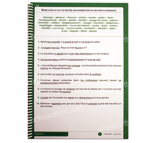 Image sur le produit Synonymie... m'&eacute;tait cont&eacute;e