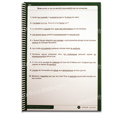 Image sur le produit Synonymie... m'&eacute;tait cont&eacute;e