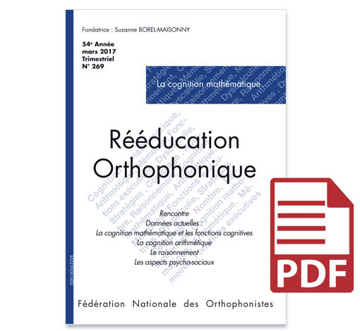 Image principale de N° 269 - La cognition mathématique (pdf)