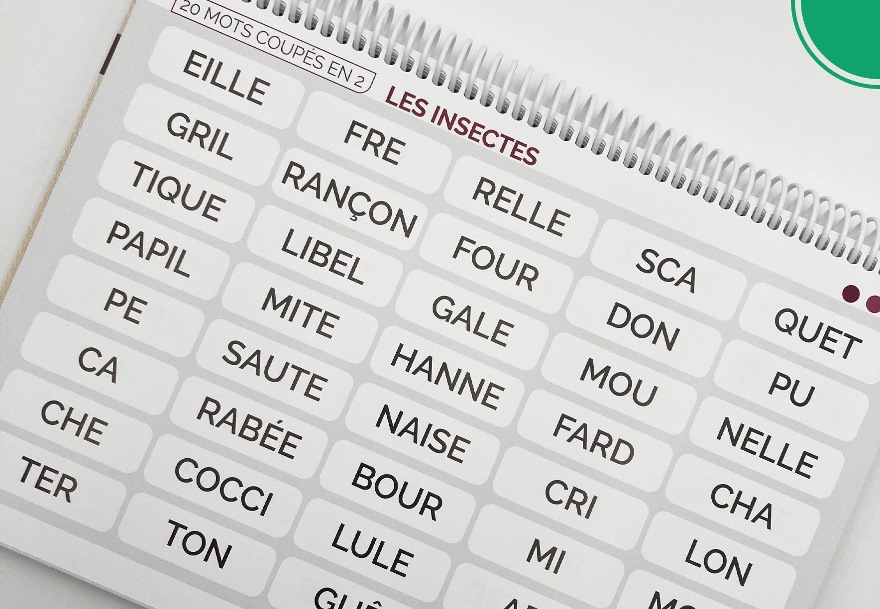 Mots coupés en 2