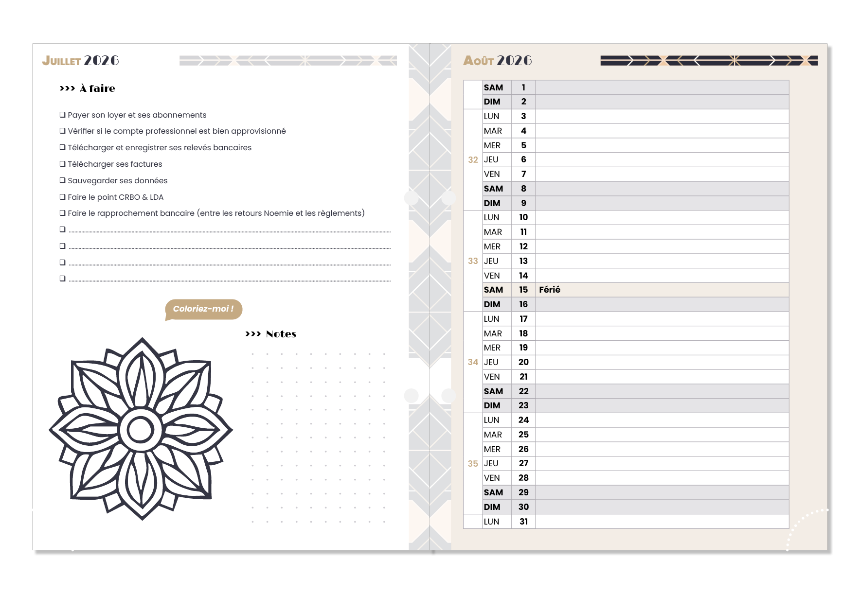 Image sur le produit Recharge de l'agenda 2025-2026