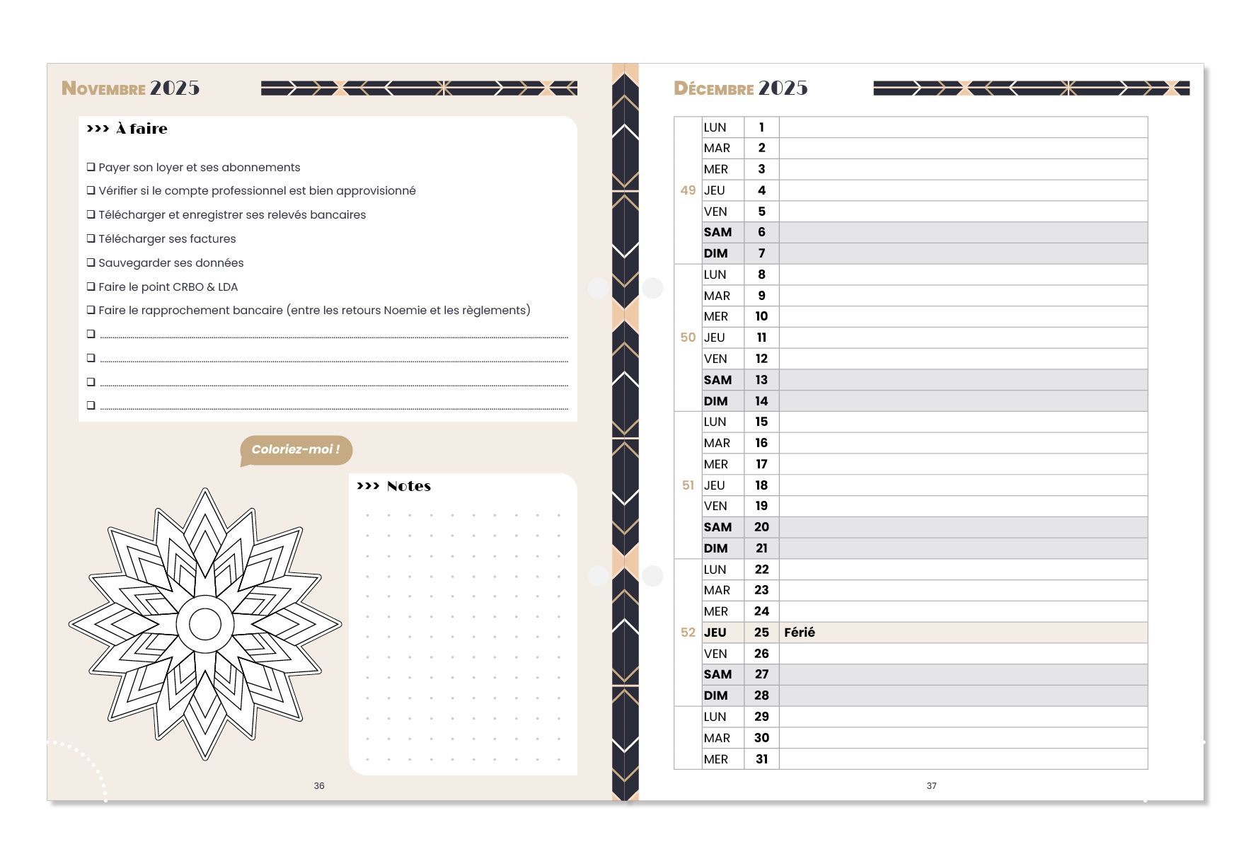Image sur le produit Recharge Agenda -  Ann&eacute;e Civile