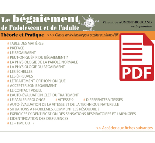 Image principale de Le bégaiement de l'adolescent et de l'adulte (pdf)