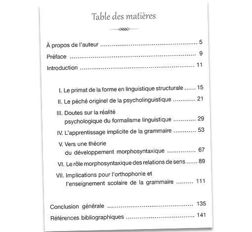 Image sur le produit De la sémantique à la morphosyntaxe