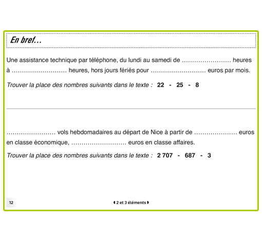 Image sur le produit Des nombres en t&ecirc;te (pdf)