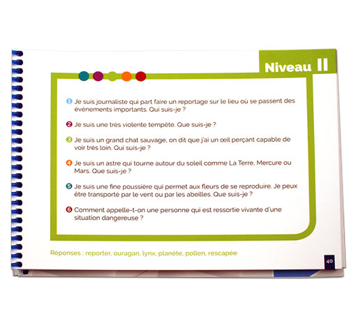 Image sur le produit Le lexique en devinettes