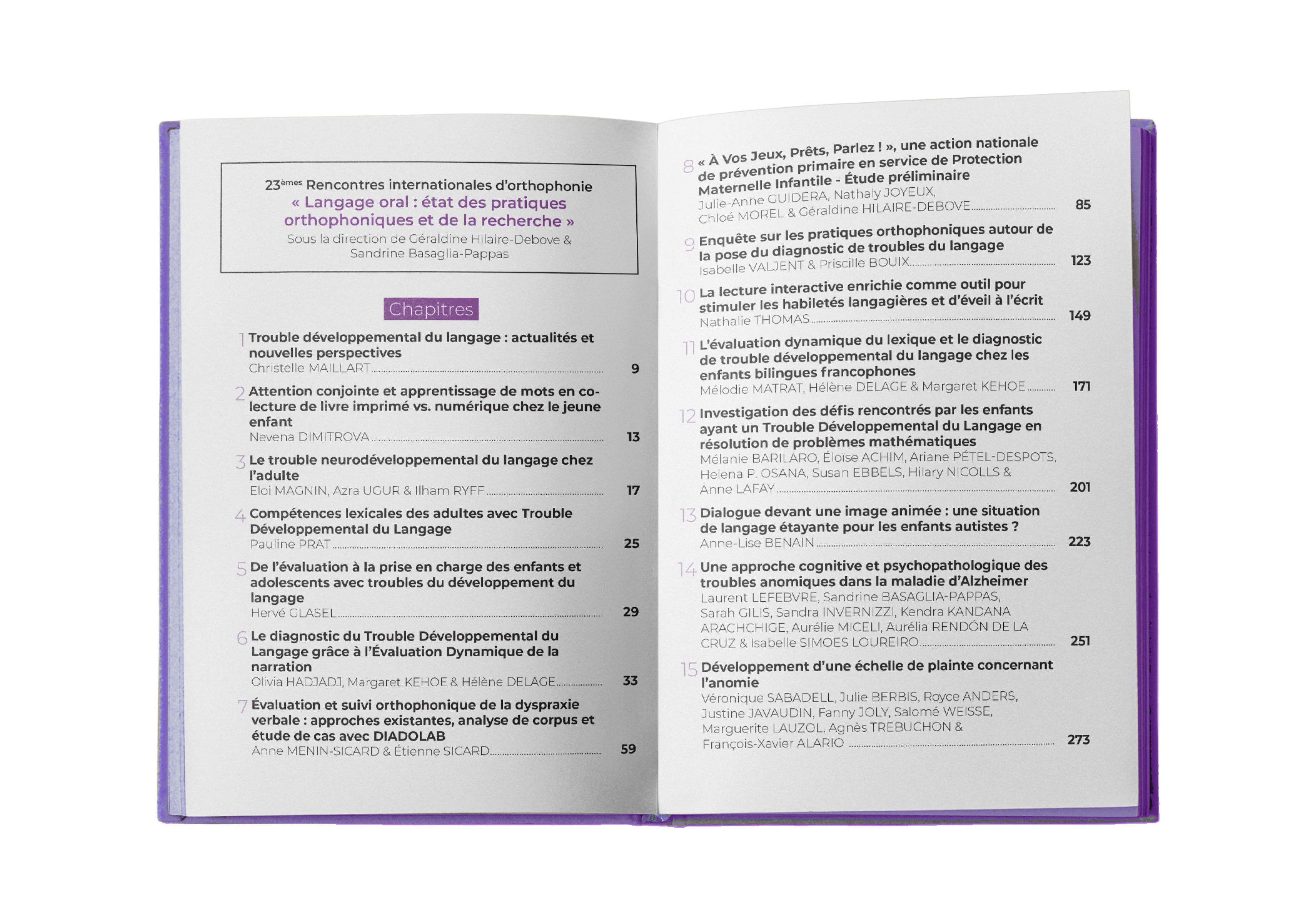 Image sur le produit Langage oral : Actes 2023