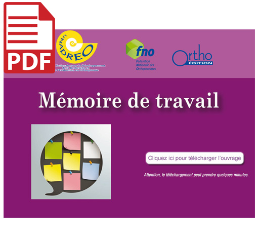 Image principale de Mémoire de Travail : Actes 2015 (pdf)