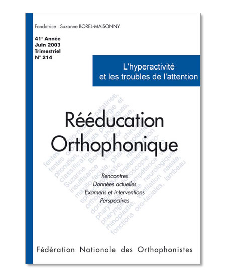 Image du produit N° 214 - L'hyperactivité et les troubles de l'attention (pdf)