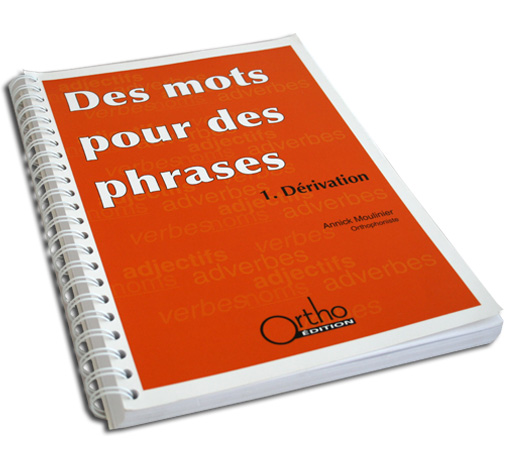 Image de Dérivation (Des mots pour des phrases), produit d'Ortho Édition