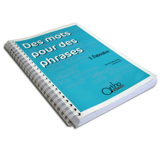 Image de Elaboration (Des mots pour des phrases), produit d'Ortho Édition