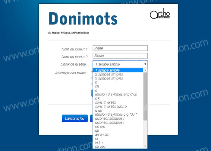 Image de Donimots, produit d'Ortho Édition