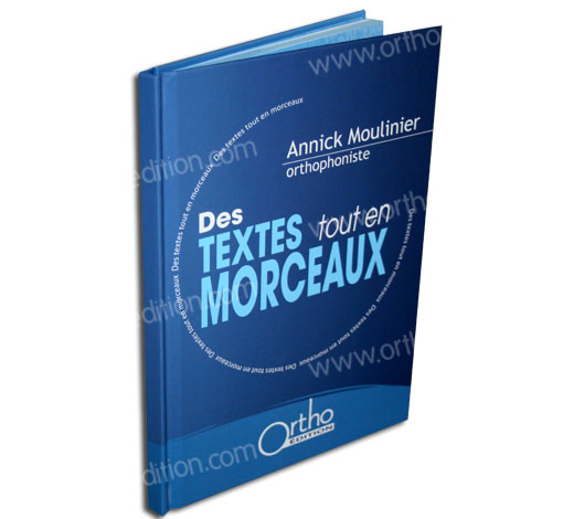 Image de Des textes tout en morceaux, produit d'Ortho Édition