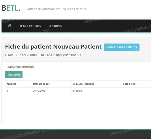 Image de BETL, produit d'Ortho Édition