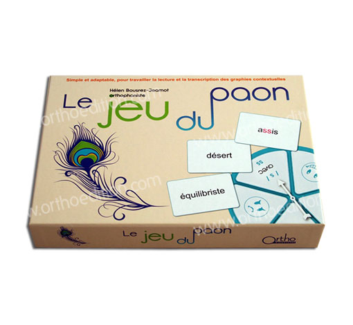 Image de Le jeu du paon, produit d'Ortho Édition