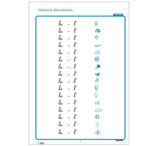 Image de J'identifie (pdf), produit d'Ortho Édition