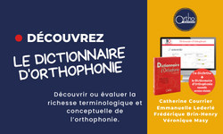 Image de Dictionnaire d'Orthophonie, produit d'Ortho Édition