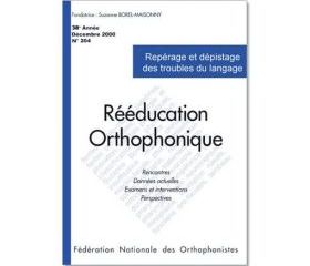 Image du produit N° 204 - Repérage et dépistage des troubles du langage (pdf)