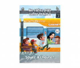 Image de Affiche A3 - Ne ratez pas votre train !, produit d'Ortho Édition