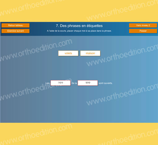 Image de Autour du sens (Logiciel), produit d'Ortho Édition