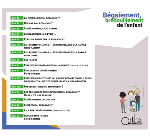 Image de Bégaiement, bredouillement de l'enfant - De la théorie à la pratique clinique, produit d'Ortho Édition