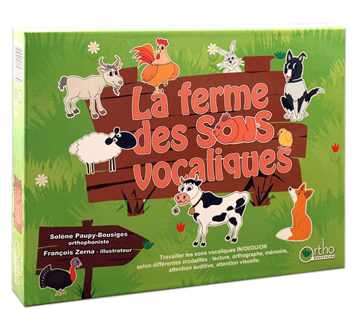 Image de La ferme des sons vocaliques, produit d'Ortho Édition