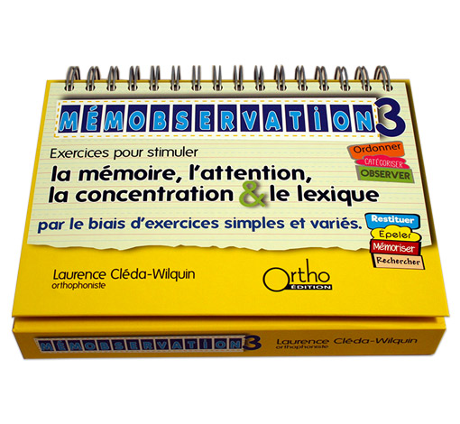 Image de Mémobservation 3, produit d'Ortho Édition