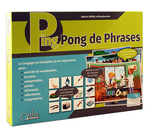 Image de Ping Pong de phrases, produit d'Ortho Édition