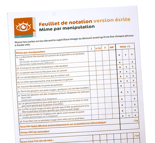 Image de TCS-r - Test de Compréhension Syntaxique-révisé, produit d'Ortho Édition