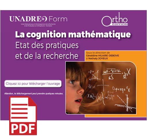 Image du produit La cognition mathématique : Actes 2021 (pdf)