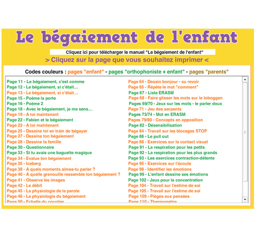 Image de Le bégaiement de l'enfant (pdf), produit d'Ortho Édition