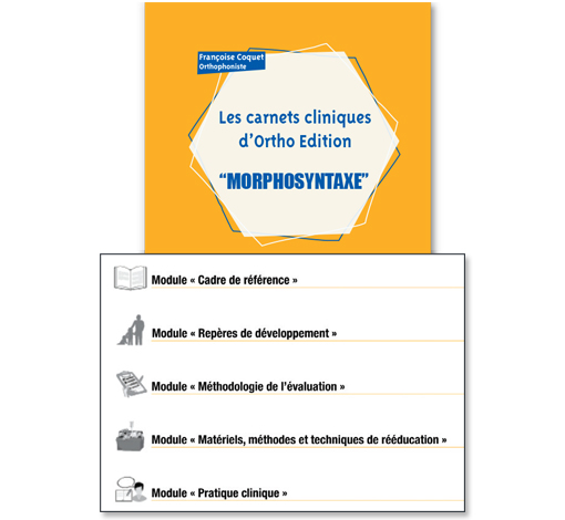 Image du produit Morphosyntaxe (Les carnets cliniques d’Ortho Edition)