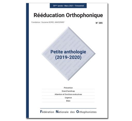 Image du produit N° 285 - Petite anthologie (2019-2020)