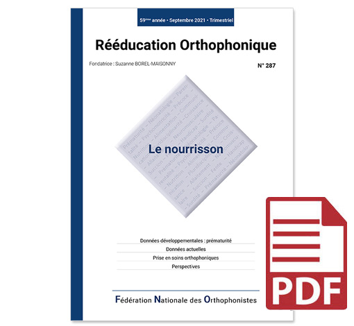 Image du produit N° 287 - Le nourrisson (pdf)