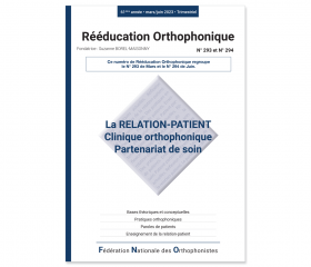 Image du produit N° 293 et N° 294 - Relation-Patient : Clinique Orthophonique / Partenariat de soin 
