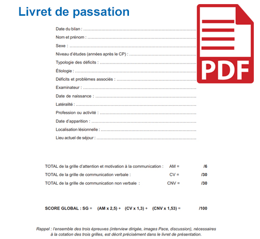 Image de TLC - Test Lillois de communication (version pdf), produit d'Ortho Édition