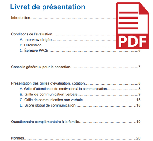 Image de TLC - Test Lillois de communication (version pdf), produit d'Ortho Édition