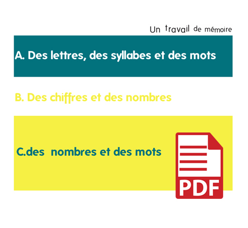 Image du produit Un travail de mémoire (pdf)