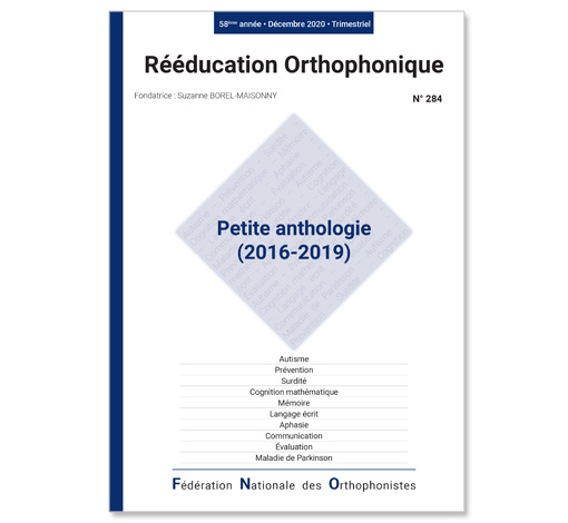 Image principale de N° 284 - Petite anthologie (2016-2019)