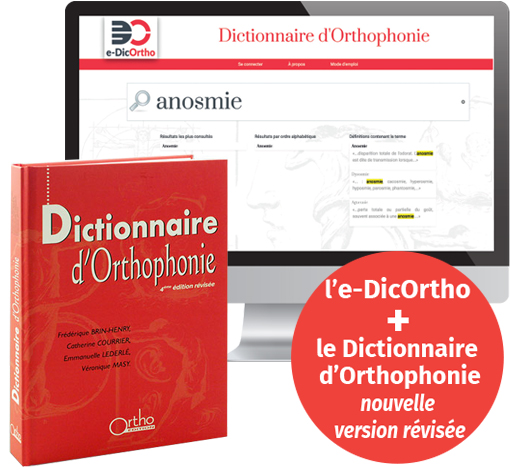 Dictionnaire d'Orthophonie